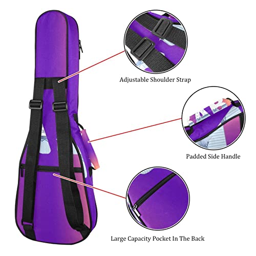 Housse pour ukulélé pour bébé – Pour concert soprano ténor – 58,4 cm – Épaisseur : 10 mm – Rembourrée – Sangles… - Les Beatles, Paul McCartney, John Lennon, RIngo Starr, George Harrison Housse pour ukulélé pour bébé - Pour concert soprano ténor - 58,4 cm - Épaisseur : 10 mm - Rembourrée - Sangles… – Image 4