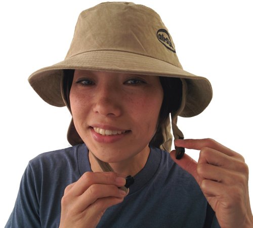 Airsup Bucket Hat For Stand Up Paddle Surf & Sun Protection Wide Brim Fast Drying Polyester Sand Color #TOP3