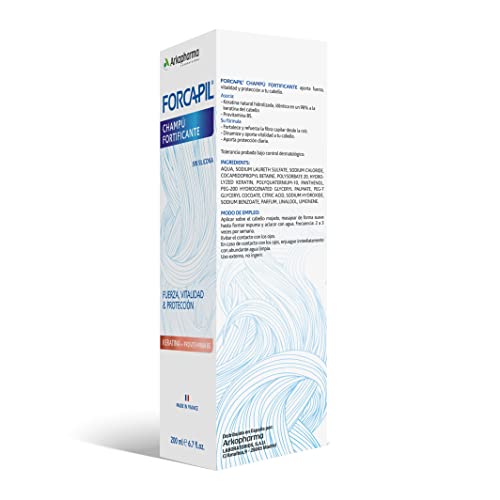 Forcapil fortifying keratin shampoo 200 ml, 200 ml (Pack of 1) - Image 2