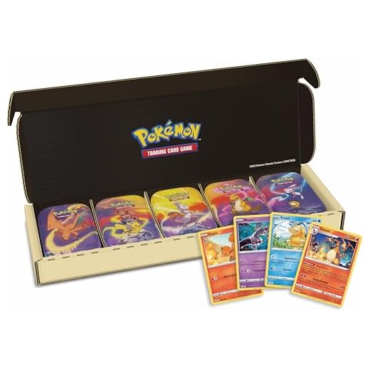 Pokémon-Sammelkartenspiel: Mini-Tin-Box-Bundle Kanto-Stärke (10 Boosterpacks, 5 Münzen & 5 Bildkarten)
