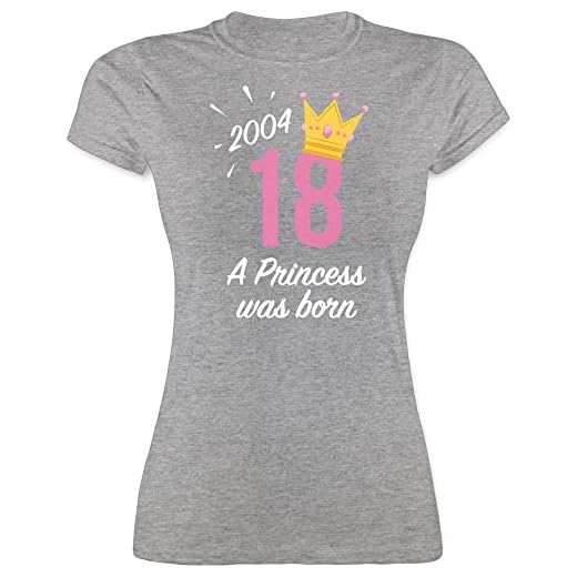 18 Geburtstag | Mädchen Princess 2004 | Tailliertes Damen T-Shirt