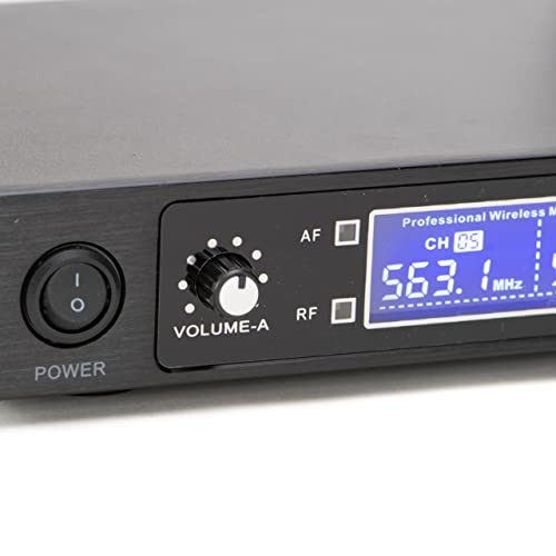 Image of CAD Audio WX200 UHF Dual Handheld Microphone System | Fixed-Frequency Uhf, 164' Range, All-Metal Receiver, Xlr Plus 1 /4 Outputs, 2 Handheld Mics, Up to 10 Hr