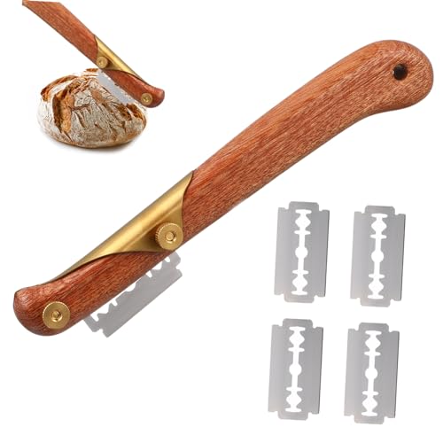 GRIRIW 1 Set Pan Lame Slashing Tools Herramientas Puntuación De La Herramientas De Corte Suministros Para Hornear (café)
