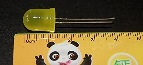 50pcs 10mm Round Diffused Yellow LED Bulb Light 10mm Yellow led Light