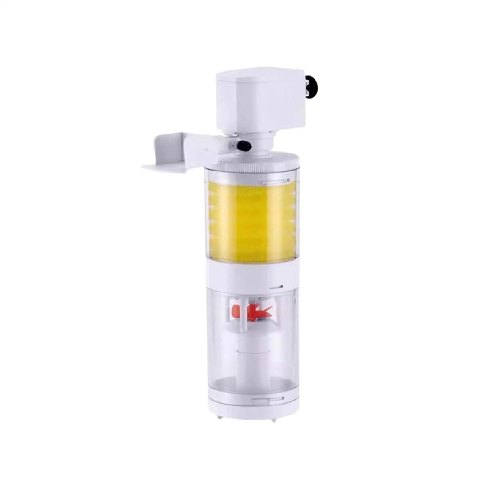 Filtr do akwarium filtr w zbiorniku czyste odpady rybne odłączana zdejmowana pompa do czyszczenia wody do akwarium akcesoria wodne (15 W)