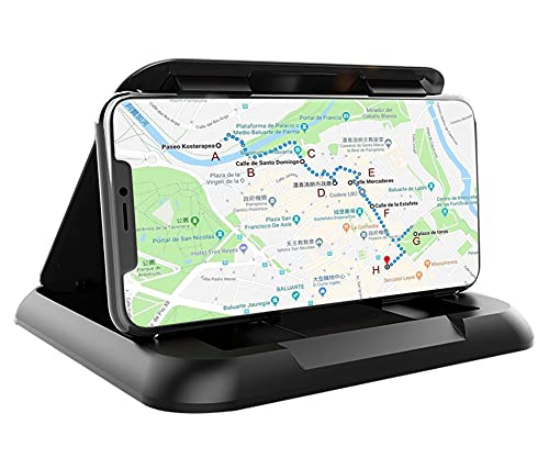 Phone Holder Car,Car Phone Holder Mount Silicone Car Phone Dashboard Pad Mat GPS Holder for Car, Vehicle GPS Mount Universal Fit All Smartphones Compatible with Phone, Android,GPS and More