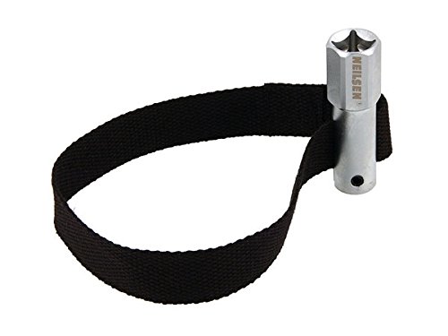 Neilsen Oil Filter Wrench With Strap - For Use With 1/2 Sq. Drive