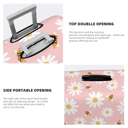 Travel Luggage Cover - Daisy And Bee Washable Suitcase Covers Protector Fits 18-32 Inch Luggage3