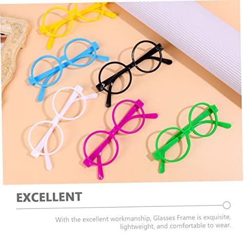 Gafas verde redondas para niños de plástico HANABASS con 30 accesorios 6