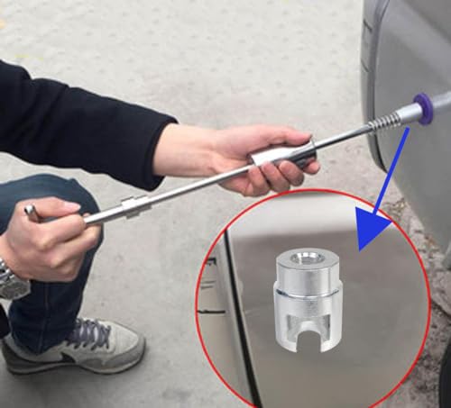 Image of Slide Hammer Dent Puller, M10 & M12 Dent Repair Puller Head for Car | Durable Aluminum Alloy, For Minor Car & Motorcycle Dents, No Plastic Bumpers Or Large Dents, Pulling Tab Adapter