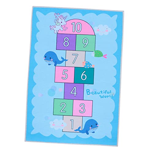 STOBAZA Boys and Girls Car Rug Decorative Floor Mat for Boys and Girls Room Anti-Skid Play Mat Rug Long Lasting Comfortable Safe for Indoor and Outdoor Play