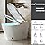 One Piece Elongated Smart Toilet Bidet with Auto Open & Close, Auto Flush, Foot Sensor Flush, LED Temperature Display, Heated Seat and Integrated Multi Function Remote Control