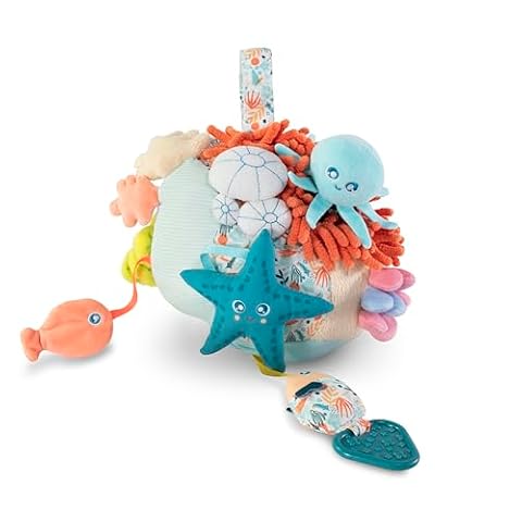 Miniland SENSORIAL REEF Zabawka Sensoryczna, Wielokolorowy, 0-18 Miesięcy, 75001