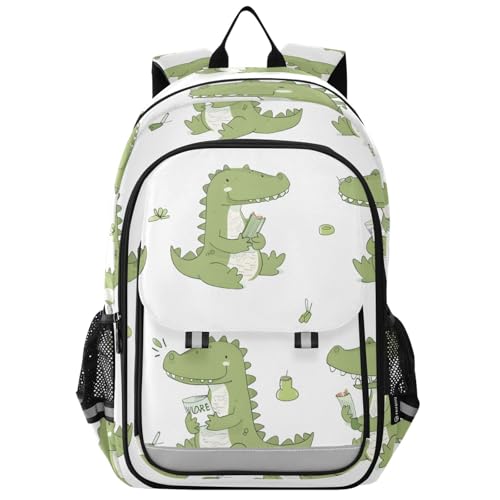 Sac à dos ordinateur portable enfants crocodile cartable léger