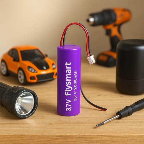 Image of Flysmart 3.7V 2000 mAh Li-ion GPS Battery | 3.7V Lithium Ion Battery for DIY Projects | Lithium Ion Battery (Pack of 6)