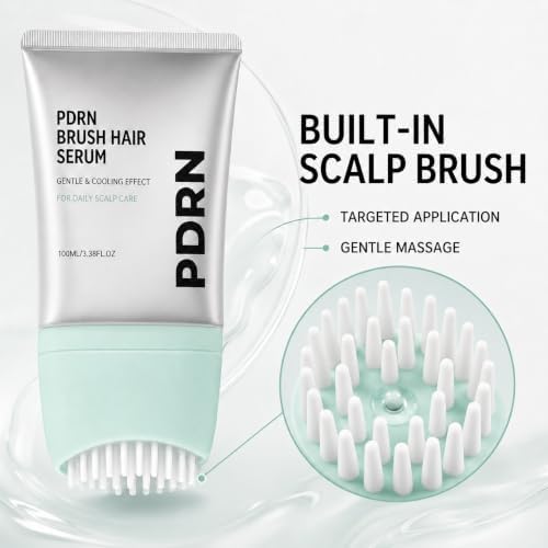 ARRCMSZ PDRN Reedle Shot Brush Hair Serum,Caffeine & Spicule Complex, Lightweight Non-Greasy Hair Serum, 3.38 fl oz — view 2