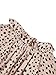 Avanova Women's Leopard Printed Ruffle Hem 3/4 Sleeve Mock Neck Elegant Work Blouses Top Beige Large