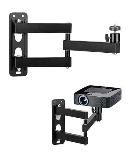 Image of Ceiling Projector Wall Mount Stand- Adjustable Tilt&Swivel Hanging Projector Holder Wall Mount Stand Rack Stand