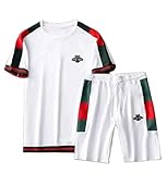 Trending Summer Trends Mountain Style Trends (White&Olive, 2XL)