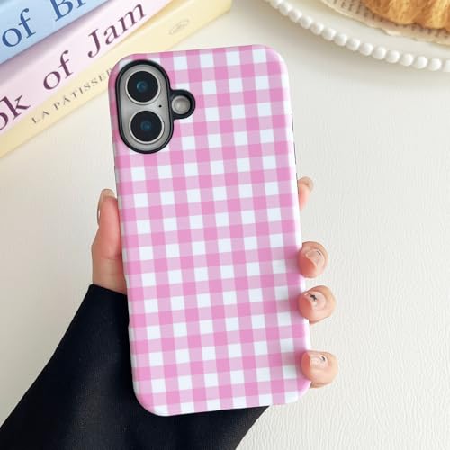 Coque iPhone 16 fine et rigide : finitions premium en polycarbonate et TPU souple rose - 3