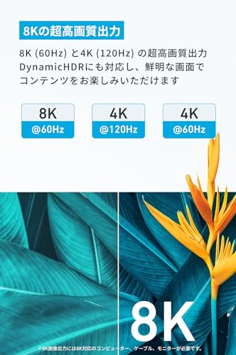 Anker HDMIケーブル 3.0m HDMI 2.1