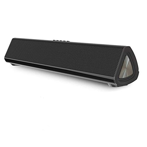 Photo 1 of Desktop Computer Speaker, Bluetooth Stereo Soundbar for PC, Tablets, Desktop, Cell Phone, USB Powered Soundbar with Remote Control.
ROOM-FILLING SURROUND SOUND: 2.0 CH multimedia speaker system equipped with 2 full-range speakers and 2 vibrating bass diap