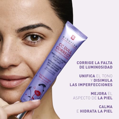 Erborian - CC Dull Correct - Tratamiento Perfeccionador Automático del Tez - Potenciador de Brillo, Unifica e Ilumina el Tez - Para Pieles Opacas y Cansadas - Cuidado Cosmético Coreano - 15ml - imagen 4