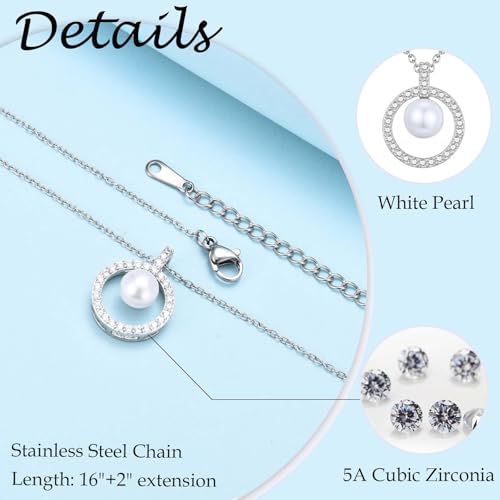 7-18 Year Old Girl Birthday Gifts, Pearl Necklace Happy Birthday Gifts for Girls Teens Daughter Granddaughter Sister Niece Friend as Birthday Decorations with Birthday Card4