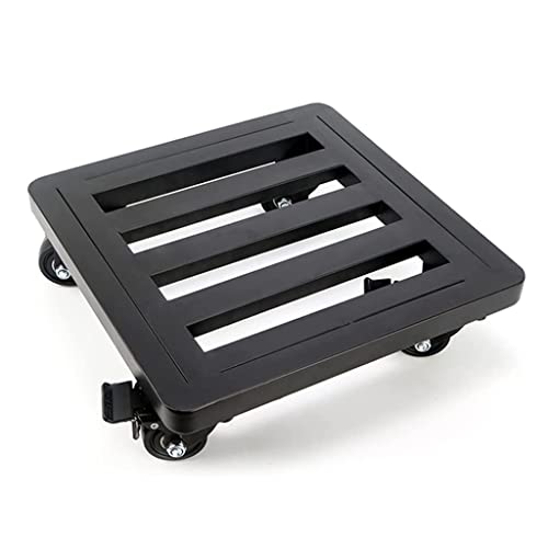 Chariot de fleurs carré 40cm robuste à roulettes pour déplacer vos pots