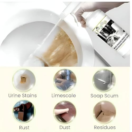 Image of Oxalic Stain Removal Spray | Hard Water & Limescale Remover, Kitchen & Bathroom Degreaser, Pet Odour Eliminator | Eco-Friendly Surface Cleaner 200ml