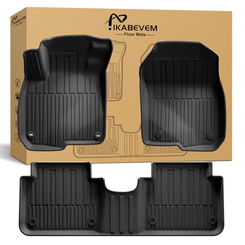 All Weather Floor Mats Fit for 2017-2022 Honda CR-V All Models (Include Hybrid) - Custom Fit TPE Floor Liners Accessories for Honda CRV 1st and 2nd Row Full Set Car Mats