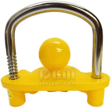 Trailer Coupler Lock Boat Marine RV Tractor Hitch Theft Protection 2 Keys Lock