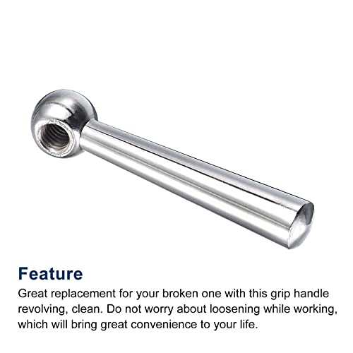 Image of uxcell Milling Machine Ball Table Handle, 1Pcs M8 Threaded 65mm /2.56 inch Length Ball Crank Table Handle Revolving Handle Replacement Parts for Industry Accessory