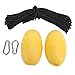 Acouto Nylon Tow Rope PVC Buoy Ball with Hooks Heavy Duty Marine Marker Accessories for Motorboat Inflatable Boat Kayak Dinghy