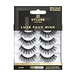 Eylure Luxe Faux Mink False Lashes - Regal, 4 Pairs Bonus Pack | Glue Included | 10 Wears