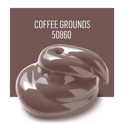 Image of FolkArt Acrylic Craft Paint, Coffee Grounds 2 fl oz Premium Matte Finish Paint, Perfect For Easy To Apply DIY Arts And Crafts, 50860