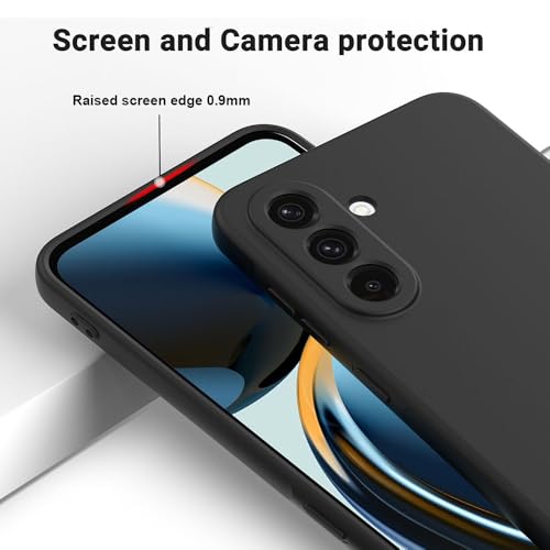 Image of Back Cover for Samsung Galaxy A26 5G | Full Camera Protection | Premium Liquid Silicon Case | Flexible Bumper Case for Samsung Galaxy A26 5G (Black)