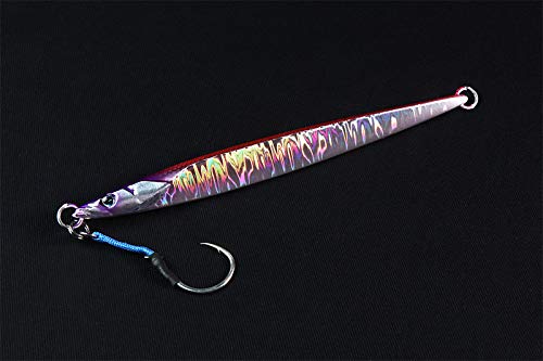 JACKALL(ジャッカル) メタルジグ バンブルズジグ セミロング 120ｇ G048 アカキン/マグマウェーブホロ 3枚目