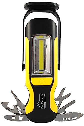 DIY TECH UK, 18 in 1 Torch Multi Tool Gifts for Men + Free 48 in 1 Wallet Tool, 300 Meter Beam, Gift for Him Husband - Image 4