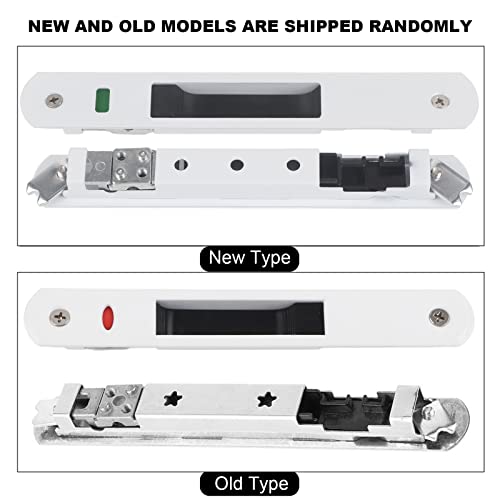 Leylor Sliding Door Lock,Household Stainless Steel Sliding Glass Door,Single Lock Hardware Fittings Suitable for Sliding Glass Door Window,Single Lock Catch Hardware Fittings - Image 3