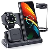 LK Wireless Charging Station for Samsung 3 in 1 Wireless Charger for Galaxy Watch 4/3/Active 2/1...