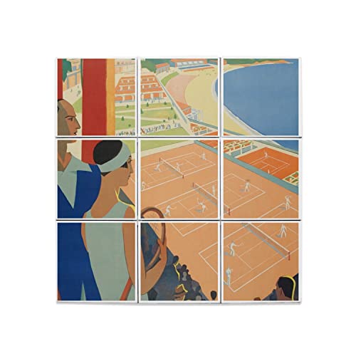 Carreaux Céramique Décoratifs Monte Carlo Tennis Format Mosaïque