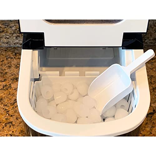 Máquina portátil para hacer cubos de hielo 22W 27 lb miniatura 2