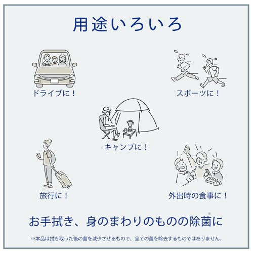 服部製紙 アルコール 除菌 ウェットティッシュ 大判シート 天然成分配合 シートサイズ約20×30cm やわらかウェットティッシュ NPF-9 20枚入 4枚目