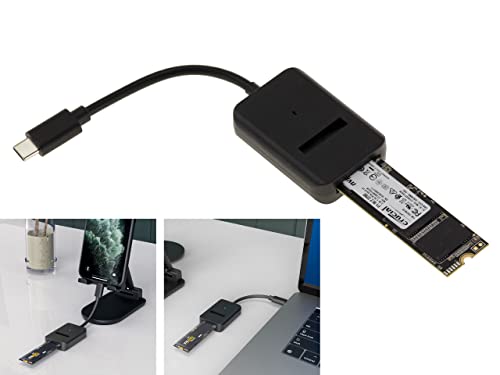 KALEA-INFORMATIQUE Adapter for reading an M2 SSD on a USB port with M2 NVMe and SATA B M and B+M support - Image 4