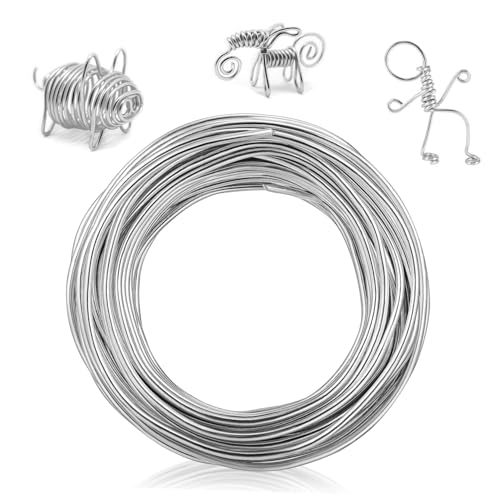 Alambre de aluminio para modelar: cuerda de metal flexible para manualidades y bricolaje