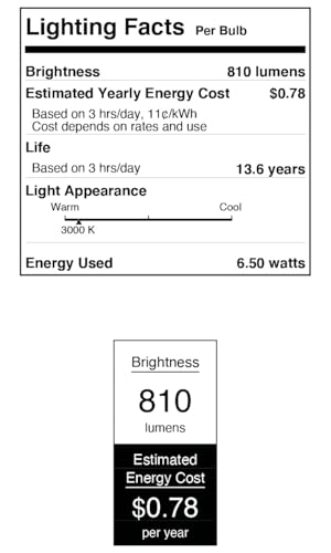 Image of Westinghouse Lighting 5258000 6.5 Watt (60 Watt Equivalent) A19 Dimmable Clear Filament LED Light Bulb, Medium Base