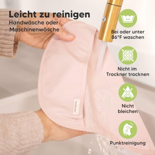 3er-Pack Lätzchen Baby Wasserdicht zum Essen mit Auffangschale (Bloom) – Ansicht 6