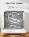Silonn Portable Countertop Dishwasher | Smart App Control, Triple-Jet Cleaning, Built-In Water Tank & Dual Supply | Compact for Dorm, Apartment, RV