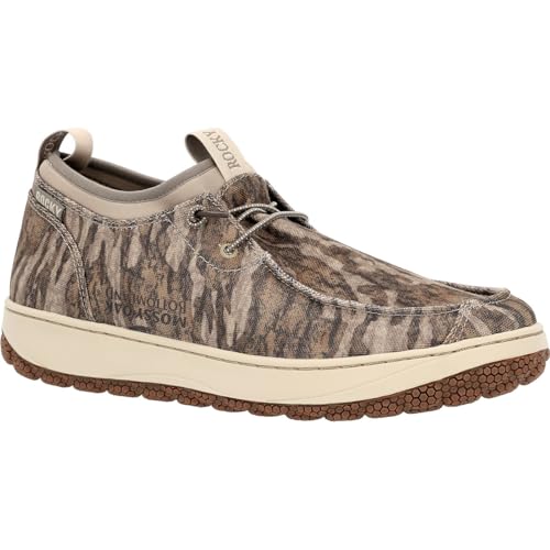 ROCKY Dry-Strike SRX Outdoor Shoe, Mossy Oak Bottomland, Size 10.5(W)